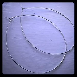 Handmade Sterling Hoop Earrings